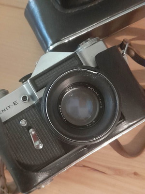 Zenit-E 35mm φωτογραφική μηχανή μεταχειρισμένη με φακό Helios 44-2 58mm f2