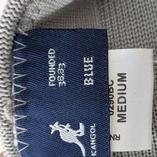 Kangol Tropic 507 Ventair grey flat cap medium like new