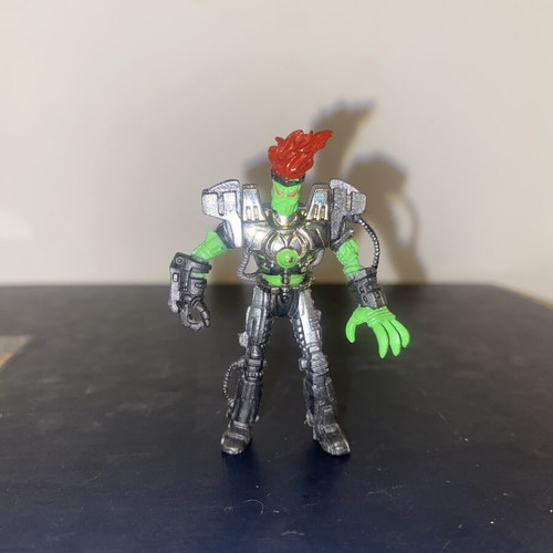 Chap Mei Stellar Force Green Warrior action figure used, vintage 1995-1999