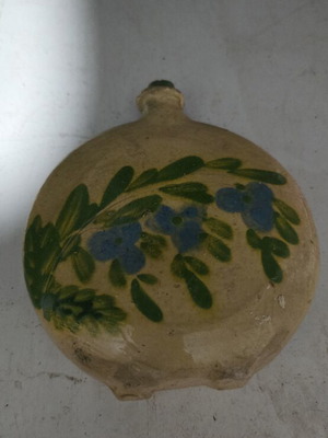 Ceramic flask used