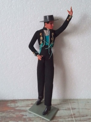 Vintage Marin dancer doll used, Spain Spanish Fiesta Dancer