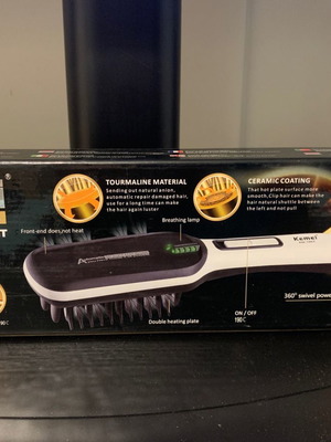 Kemei heated electric hair comb 30W new