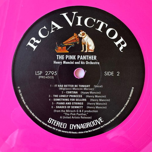 The Pink Panther Soundtrack vinyl 2014 reissue, near mint
