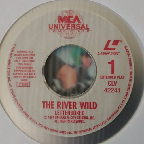 The River Wild LaserDisc like new, action