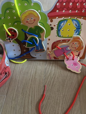Ξύλινο παιχνίδι λεπτής κινητικότητας playtime ταμπλό μεταχειρισμένο