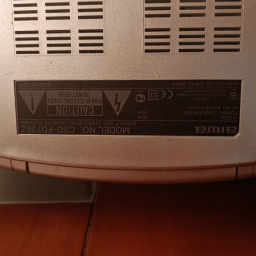 Aiwa radio CD tape player used