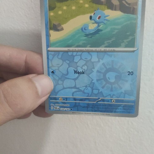 Pokémon Horsea Holo Card good condition
