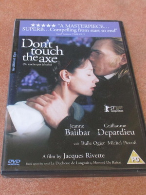 Don't Touch the Axe DVD μεταχειρισμένο, Artificial Eye, region 2, γαλλικά με αγγλικούς υπότιτλους