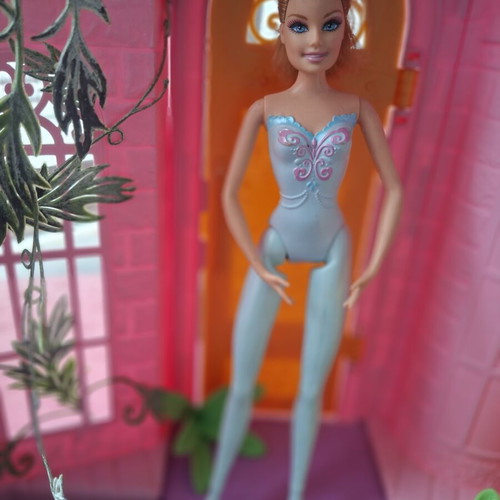 Barbie ballerina doll used