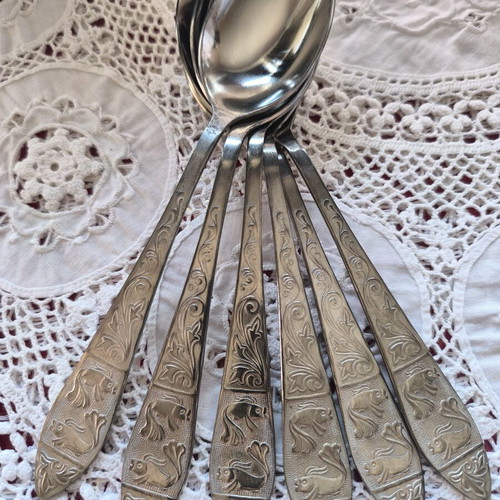 Russian soup spoons new, 20 cm