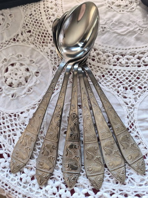 Russian soup spoons new, 20 cm