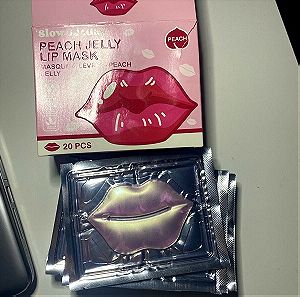 peach jelly lip mask 16 τεμαχια μάσκα για χείλη