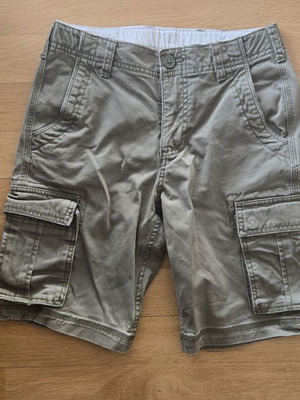 Gap kids' shorts used, olive green with adjustable waist