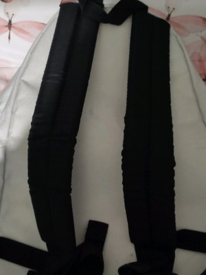 Eastpak backpack used, white color