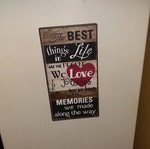Magnet with words
