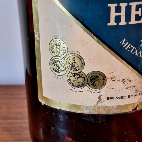 Fix collectible glass bottle promotional used 50 centimeters