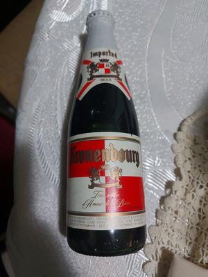 Vintage μπουκάλι Kronenbourg κλειστό συλλεκτικό 80s σαν καινούργιο