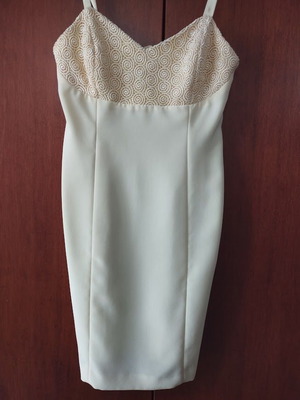 Vintage 90s Mini Dress yellow pastel, like new, size M