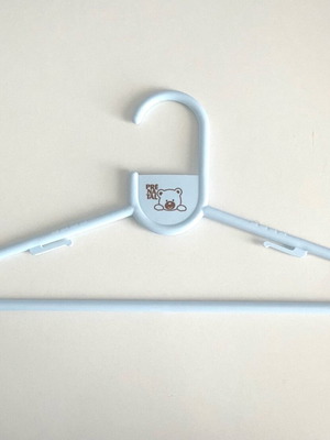 Κρεμάστρες παιδικές Prenatal σε απόχρωση σιέλ, πακέτο 3, καινούργιες