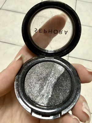 Sephora Moonshadow Trio Starwalker eyeshadow like new, glitter shimmer