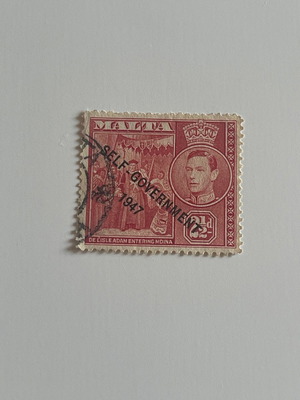 Malta 1948 King George VI Self Government stamp used