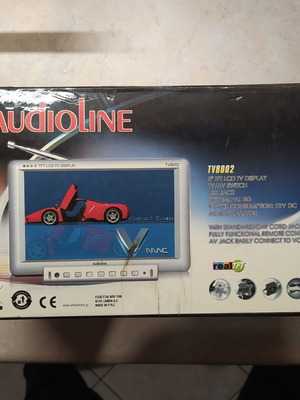 Audioline 8" Car or Camping TV Monitor TV8002 нов
