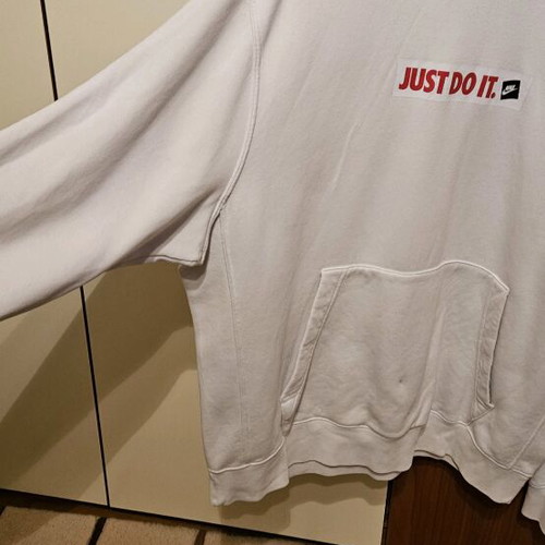 Nike hoodie used, size L, white