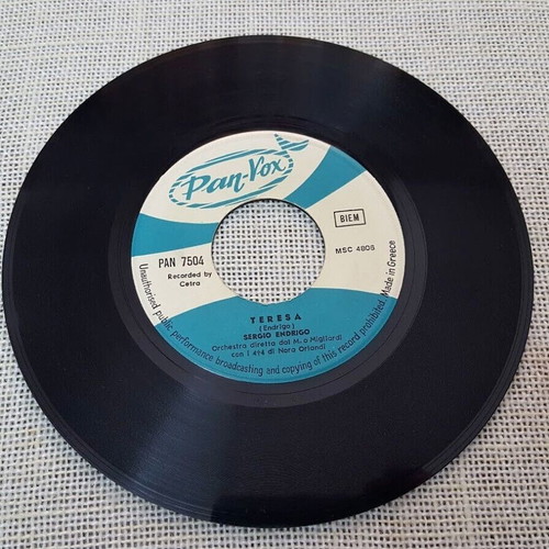 Sergio Endrigo Teresa 7' used, pop