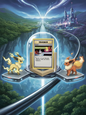 Trainer Switch Pokemon Base Set σαν καινούργιο