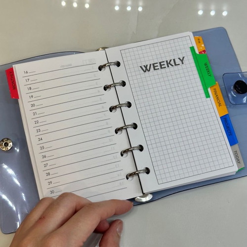 Organiser and notebook with pen new