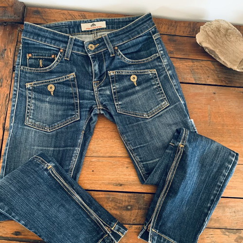 Fornarina vintage jeans used, blue, size XS