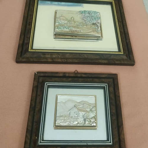Vintage Creazioni Artistiche wall frames used, set of 2