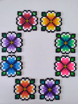 Χειροποίητα διακοσμητικά Flower Garden καινούργια με σχέδια λουλουδιών