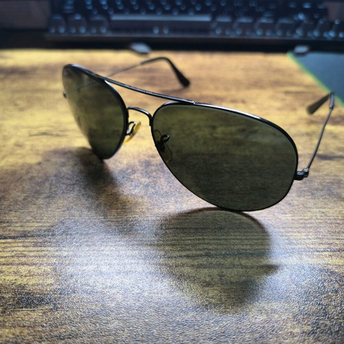 Γυαλιά Ray Ban ανδρικά μέγεθος XL σαν καινούργια, μαύρα