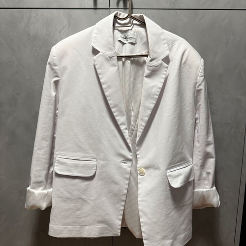 Vassia Kostara Limited Edition White Jacket like new, size L