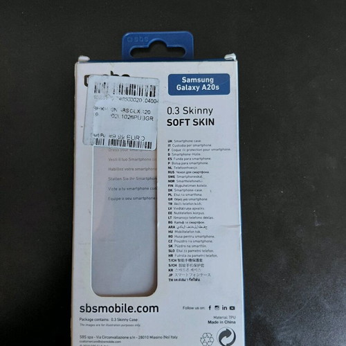 Samsung Galaxy A20s transparent case new