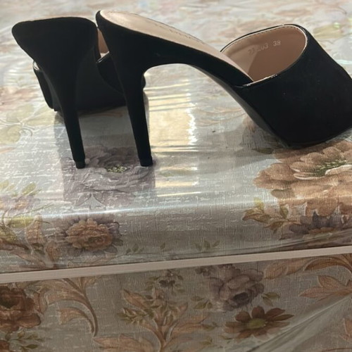 Open-toe heels Stephan Shoes new, size 38, black
