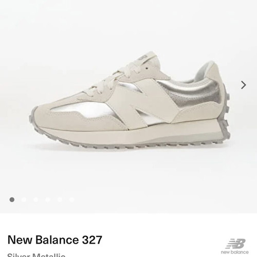New Balance 327 sneakers like new, silver, size 41
