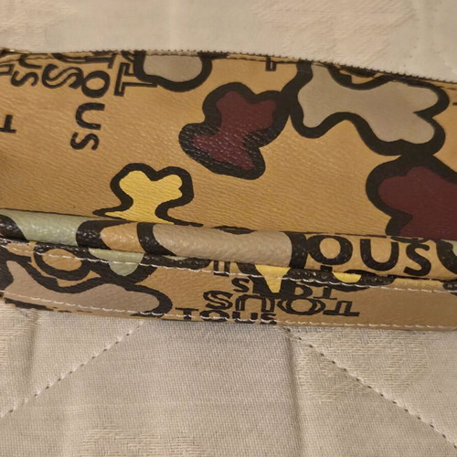 Tous women's wallet used, yellow and gold