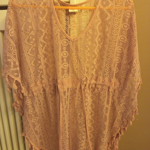 Kaftan in pink salmon shade one size like new