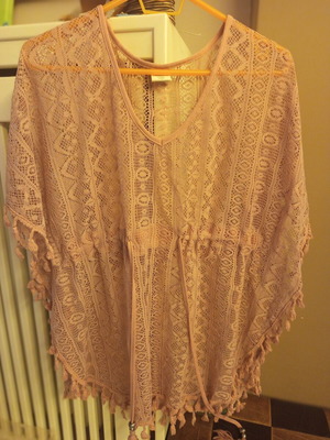 Kaftan in pink salmon shade one size like new