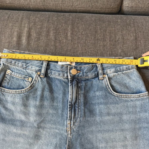 Pull & Bear blue denim shorts, size L