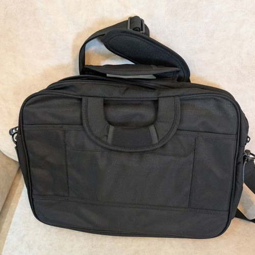 Polo laptop bag new, black orange