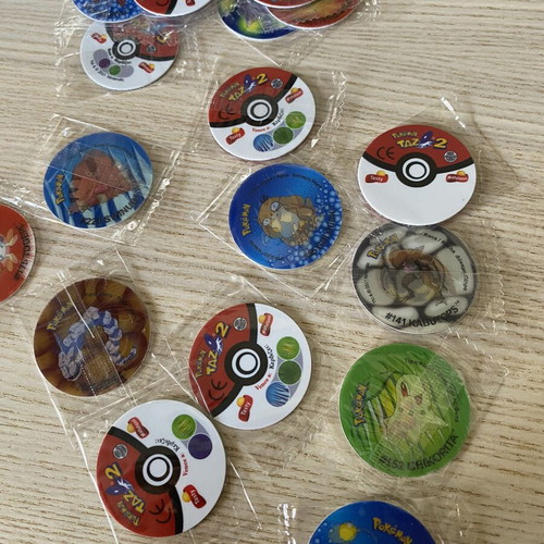 Pokemon Tazos 3D complete set 50/50, like new