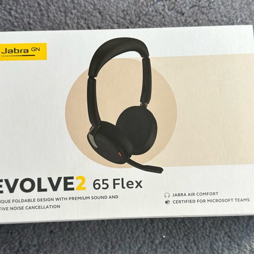 Jabra Evolve2 65 Flex headphones new wireless with ANC