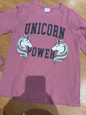 Long-sleeve shirt like new, 11-12 years, pink