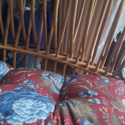 Vintage bamboo rattan rocking chair Boxo luxury like new