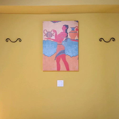 Print painting Minoan civilization like new