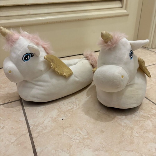 Unicorn kids slippers size 36 like new