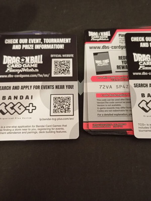 Online Code Card 56 pieces FB01, FB02 new